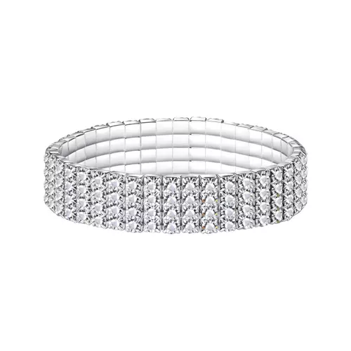 4 Diamond Loop Bracelet